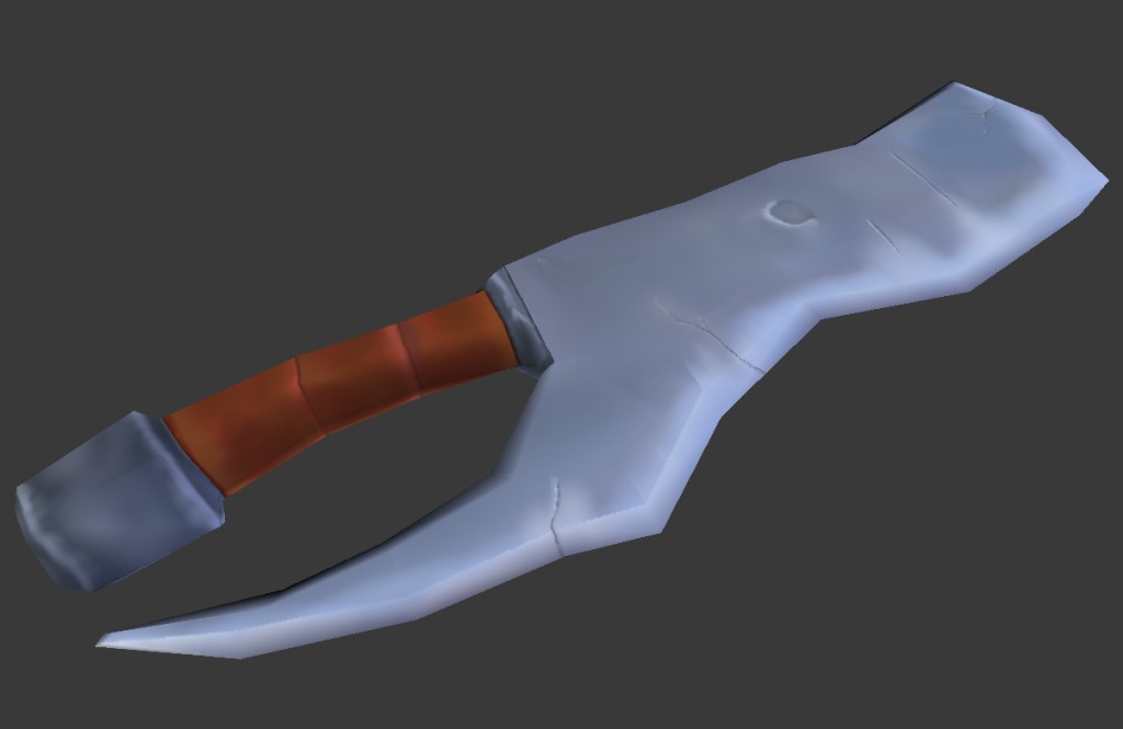 Low Poly Iron Cleaver preview image 2